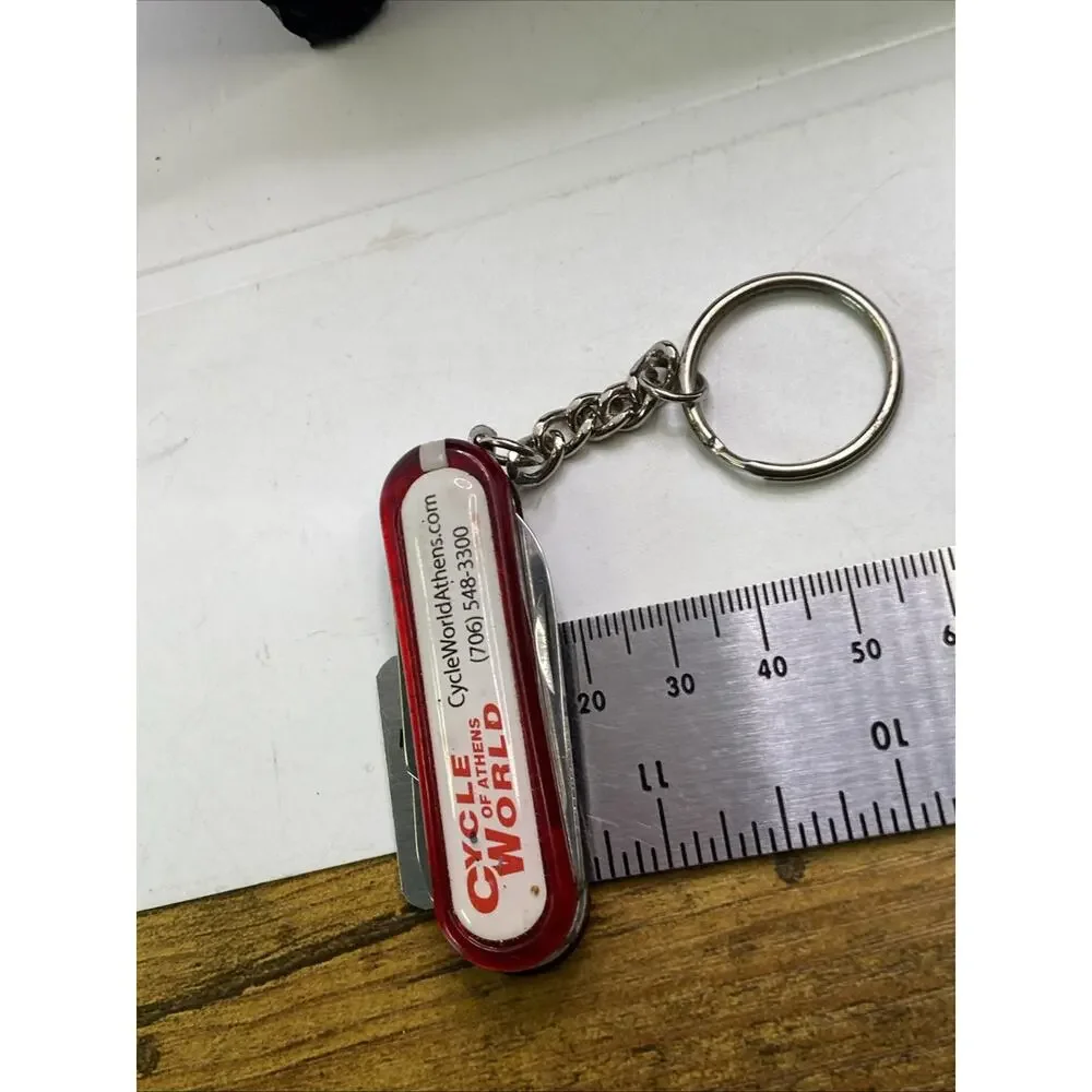 Cycle World Of Athens Vintage Keychain